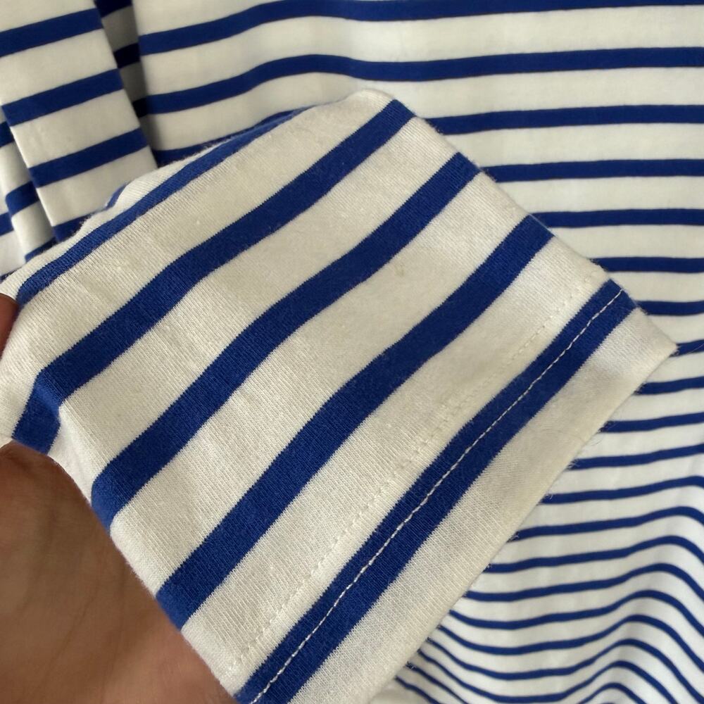 Pomander Place Hayden Blue Stripe Long Sleeve Tee (M) Tuckernuck - Picture 5 of 8